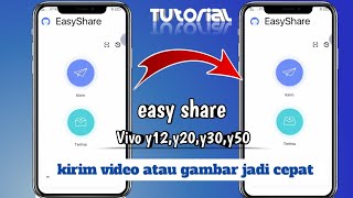 Cara kirim video atau gambar dengan easy share hp Vivo y12y20y30y50 [upl. by Eynobe882]