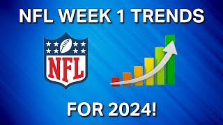 NFL WEEK 1 TRENDS FOR 2024 [upl. by Immas945]