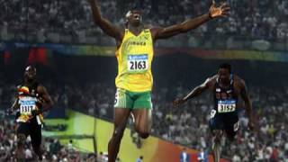 Usain Bolt Smashes 3 World Records 100m 969 200m 4x100m [upl. by Les]