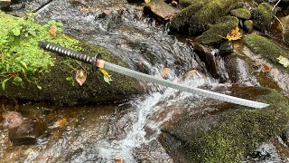 The Samurai Challenge Forging a 1000 layer Damascus steel KATANA [upl. by Corby]