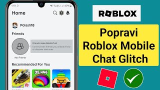 Kako popraviti Roblox Chat Glitch Mobile novo ažuriranje 2025  Roblox Mobile Chat kvar [upl. by Adyol]