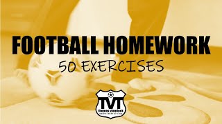 FOOTBALL HOMEWORK  BALL MASTERY  U8  U9  U10  U11  U12  U13  U14  SOCCER TRAINING [upl. by Eudoxia269]