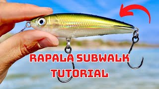 Rapala XRap Subwalk Tutorial amp Lure Review [upl. by Nerrag]