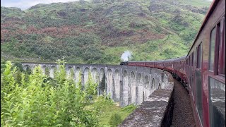 4K Scotland Jacobite Steam Train and Glenfinnan Viaduct in June [upl. by Cianca]