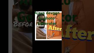 Ajaya devgan ai photo convert dhoom dhaam hai music trending viralvideos [upl. by Ilohcin847]