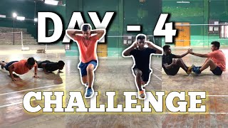 DAY 4 Of 1 WEEK BODY TRANSFORMATION CHALLENGE [upl. by Steep]