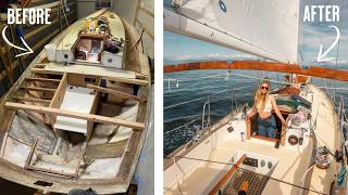 4 YEAR REBUILD Rotten Boat to Modern Classic START to FINISH [upl. by Purse]