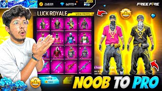 Free Fire I Got All Rare Old Bundles And New Bundles In My Noob Id😍💎NOOB TO PRO Garena Free Fire [upl. by Ahsiekal]