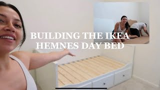 build the ikea hemnes daybed with me [upl. by Anawit]