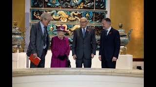 The Queen officially reopens the Sir Joseph Hotung Gallery at the British Museum [upl. by Silsby]