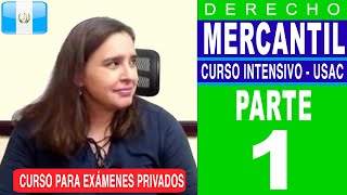 Curso Intensivo de Derecho Mercantil  PARTE 1  Preguntas de Examen Privado de Derecho  USAC [upl. by Pavia]