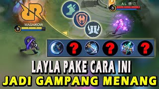 CARA MAIN LAYLA YANG BENAR❗BUILD EMBLEM DAN ITEM LAYLA TERSAKIT❗GAMEPLAY LAYLAMOBILE LEGENDS mlbb [upl. by Ahsemrak]