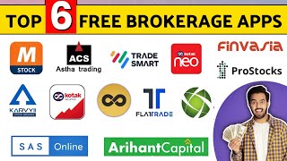 Free brokerage demat accounts  0 brokerage trading apps  zero charges trading apps [upl. by Cathleen]