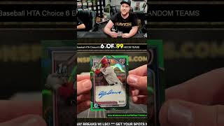 Nationals  Dylan Crews  Green Wave 699 sportscards boxbreak bowmanchrome baseballcard mlb [upl. by Adriell]