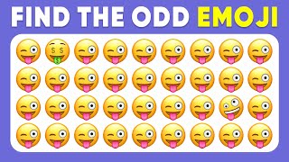 Find the ODD One Out  Find The Odd Emoji Out  Emoji Quiz  Easy Medium Hard [upl. by Joann]