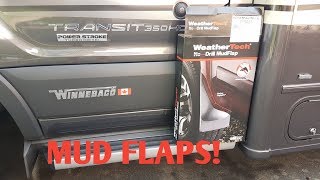 Weathertech Mud Flap Install Winnebago Fuse [upl. by Arjan]