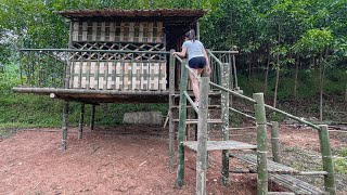 8 Days The girl built a Bamboo House  Ly Tieu Lan [upl. by Madanhoj]