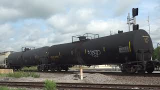 CSX 3208 Leads M647 at Cordele [upl. by Samal237]