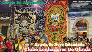 Estreia Do Novo Estandarte quot Clube Lenhadores Olinda quot  Prévias de Olinda 2025 [upl. by Boor]