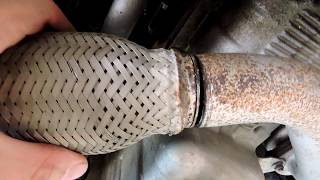 How to replace exhaust flex pipe [upl. by Rahmann]