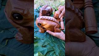 Funny Wooden Frog ASMR Frog Nice Sound [upl. by Airretnahs]