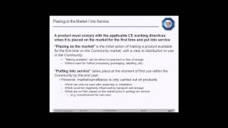 Placing on the market and putting into service  CE marking [upl. by Neryt272]