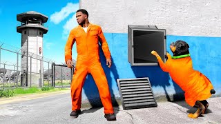 GTA 5  ESCAPE the PRISON Franklin amp Chop [upl. by Zandt57]