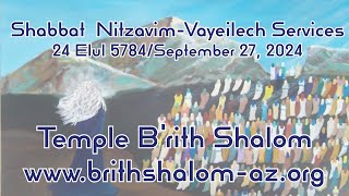 Shabbat NitzavimVayeilech Services [upl. by Selinski]