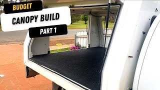 DIY Canopy FITOUT  CHEAP and EASY False Floor [upl. by Niraj]