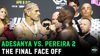 Israel Adesanya vs Alex Pereira 2 Final Face Off  UFC 287 [upl. by Ainoval358]