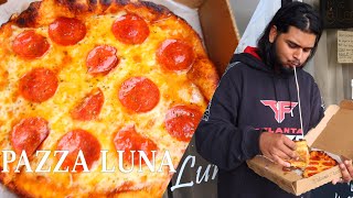 This Pizza Sure Was Greasy🍕❗ Pazza Luna Pizza Review [upl. by Zelma247]