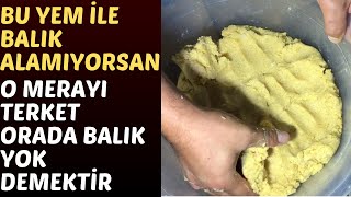 SAZAN YEMİ  KESİN SONUÇ BU YEMLE BALIK TUTAMIYORSAN O MERADA BALIK YOK  SAZAN AVI sazanyemi [upl. by Kere]