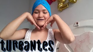 Como Hacer Un Turbante para la cabeza SIN MÁQUINA  HOW TO MAKE A TURBAN  fazer touca turbante DIY [upl. by Dadirac209]