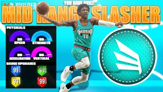 BEST MID RANGE SLASHER BUILD ON NBA 2K21 RARE BUILD SERIES VOL 26 [upl. by Clio297]