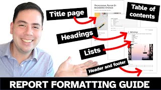 Report Formatting in Word Complete Guide to a Professional Look [upl. by Ellives228]