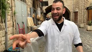 Traditional Breakfast in Jounieh إفطار تقليدي في جونيه ، فول ، حمص ، بليلة ، بيض [upl. by Idolah]