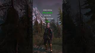 The Witcher 3  RTX 4090  All Graphic Settings [upl. by Brouwer]