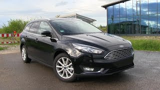 2017 Ford Focus Turnier 15 TDCi 120 HP TEST DRIVE [upl. by Inahs]