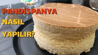 Pandispanya Nasıl Yapılır  pandispanya tarifi pandispanya cake [upl. by Hui562]