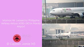 【First Capture】 Wamos Air Leased to Philippine Airlines Airbus A330243 in Manila Airport [upl. by Amoreta]