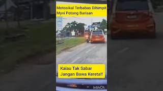 Motosikal Terbabas Dihimpit Myvishortsvideoviral [upl. by Dewayne]