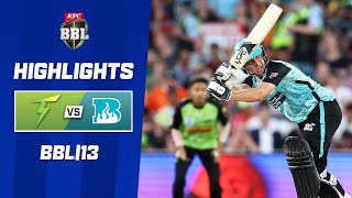 Sydney Thunder v Brisbane Heat  BBL13 [upl. by Torre]