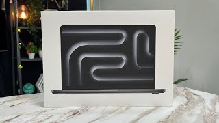 MacBook Pro M3 UNBOXING and Quick Setup [upl. by Enneibaf]