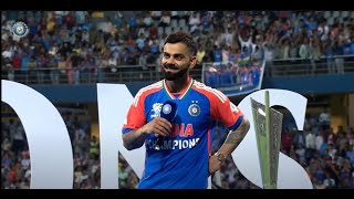 Virat Kohli full speech  Wankhede Stadium  After Winning T20 World cup 2024🏆🏆🔥 [upl. by Rediah]