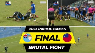 FIJI vs SAMOA ▷ FINAL ▷ Rugby League 9s  2023 Pacific Games Highlights [upl. by Aicinad]