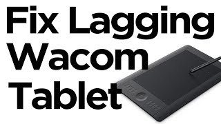 Fix Jittery Lagging Stuttering Wacom Intuos Tablet Without Restarting PC [upl. by Airotkciv]