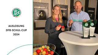 DFBSchulCup Auslosung Bundesfinale 2024 [upl. by Ennovoj]