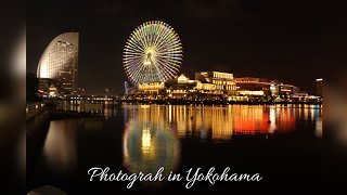 【横浜】みなとみらいの夜景撮影  canon eos m200  photograh in Yokohama [upl. by Meekah]