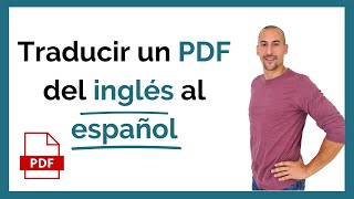 🚀 Cómo traducir un PDF del inglés al español  GRATIS [upl. by Mont537]