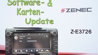 ZenecE3726 Softwareaktualisierung amp Kartenupdate [upl. by Bonneau620]